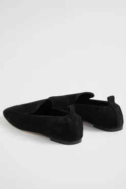 Seed Heritage Loafers-Claire Loafer Black Suede