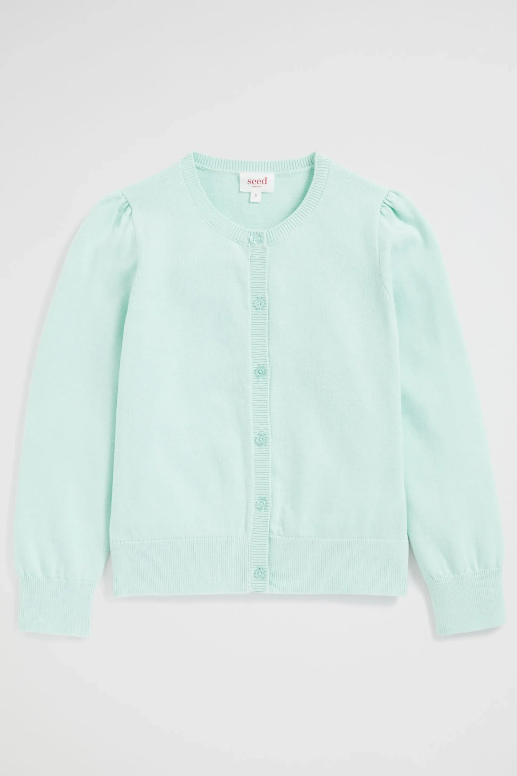 Seed Heritage Knitwear & Sweaters-Classic Cardigan Mint
