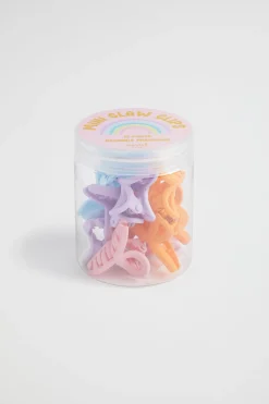 Seed Heritage Hair Accessories-Coated Claw Clip Tub Multi