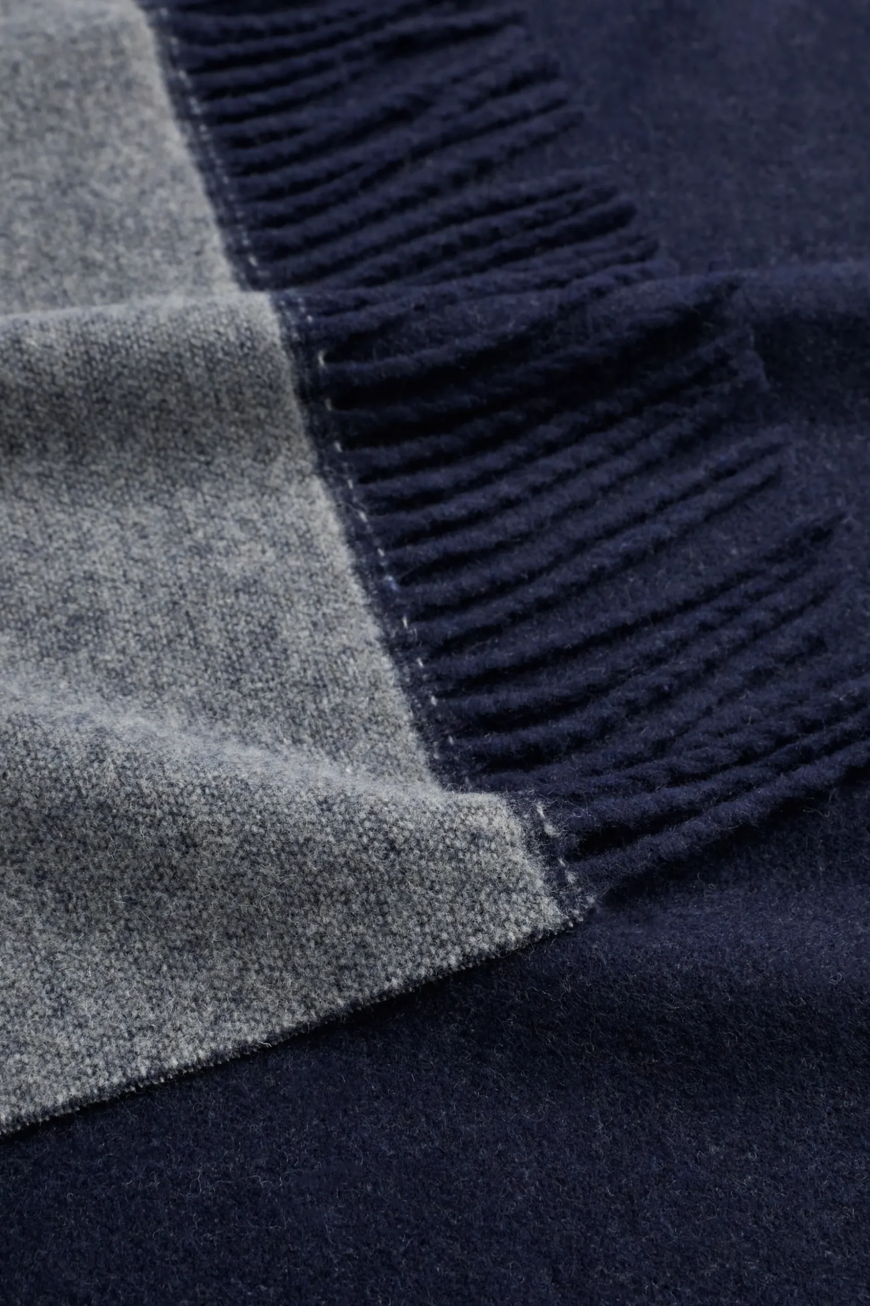 Seed Heritage Scarves & Kaftans-Colour Block Scarf Midnight Sky Multi