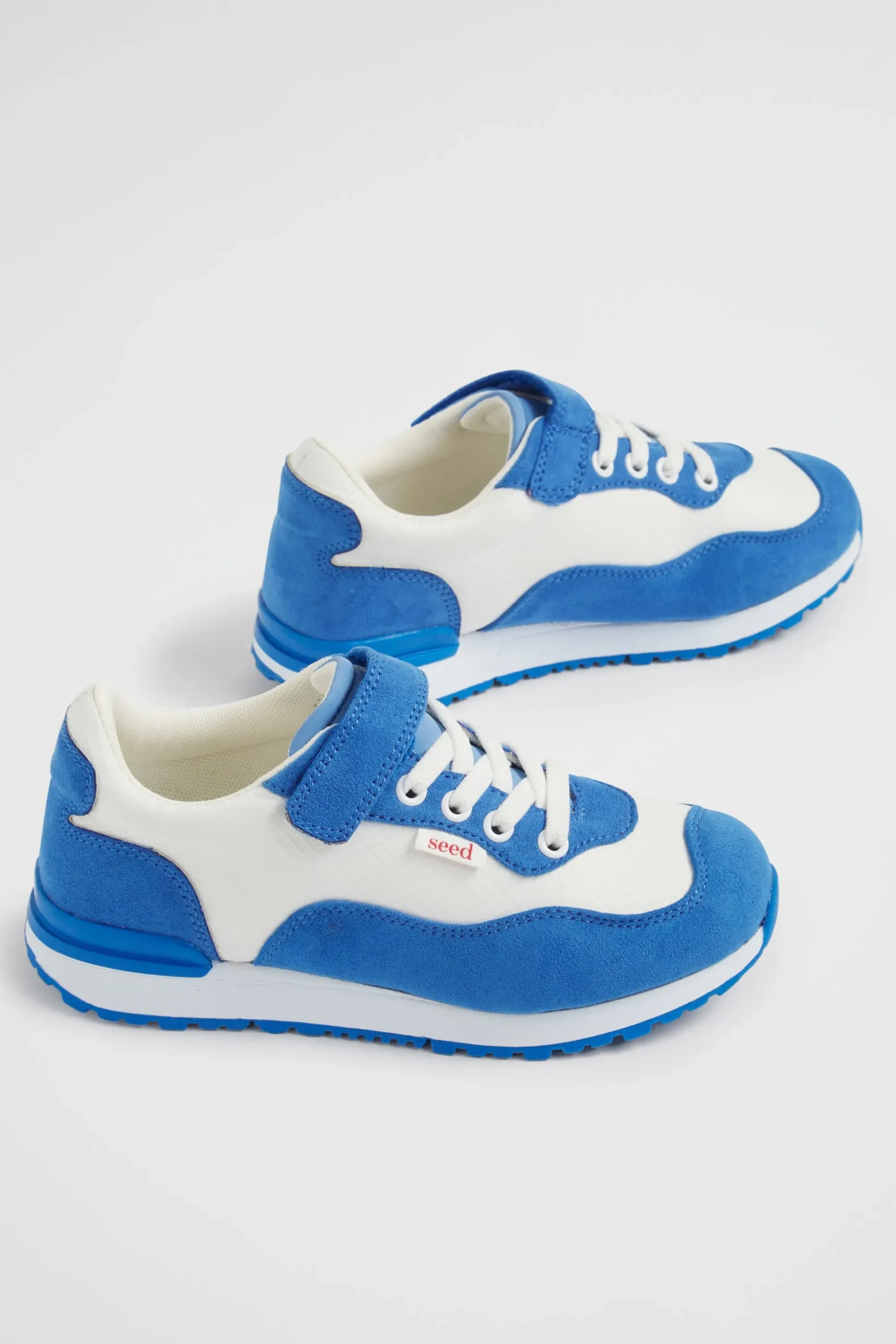 Seed Heritage Sneakers & Trainers-Colour Block Trainer Bluebell