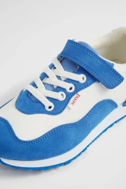 Seed Heritage Sneakers & Trainers-Colour Block Trainer Bluebell