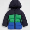 Seed Heritage Jackets & Vests-Colourblock Jacket Midnight Blue