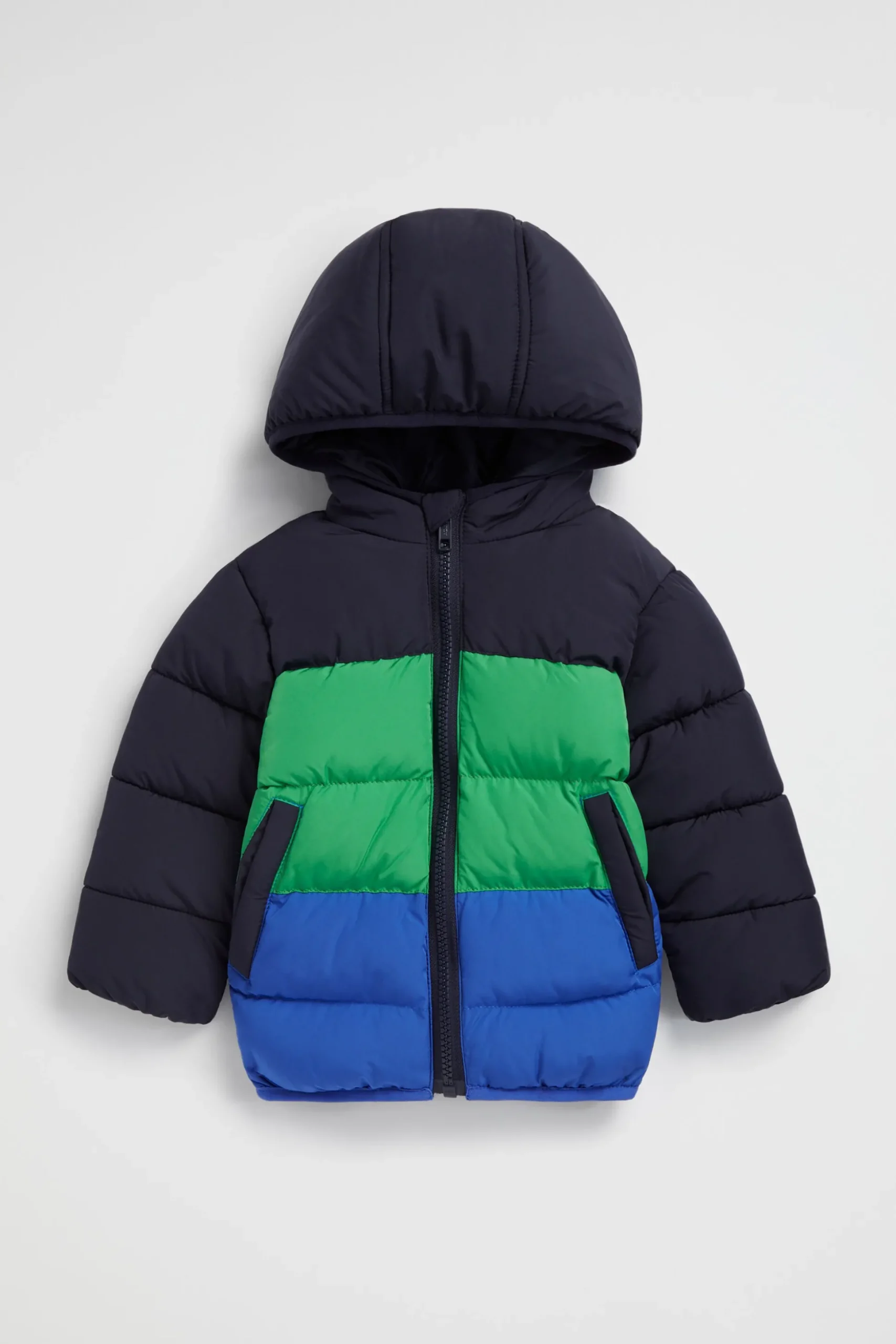 Seed Heritage Jackets & Vests-Colourblock Jacket Midnight Blue