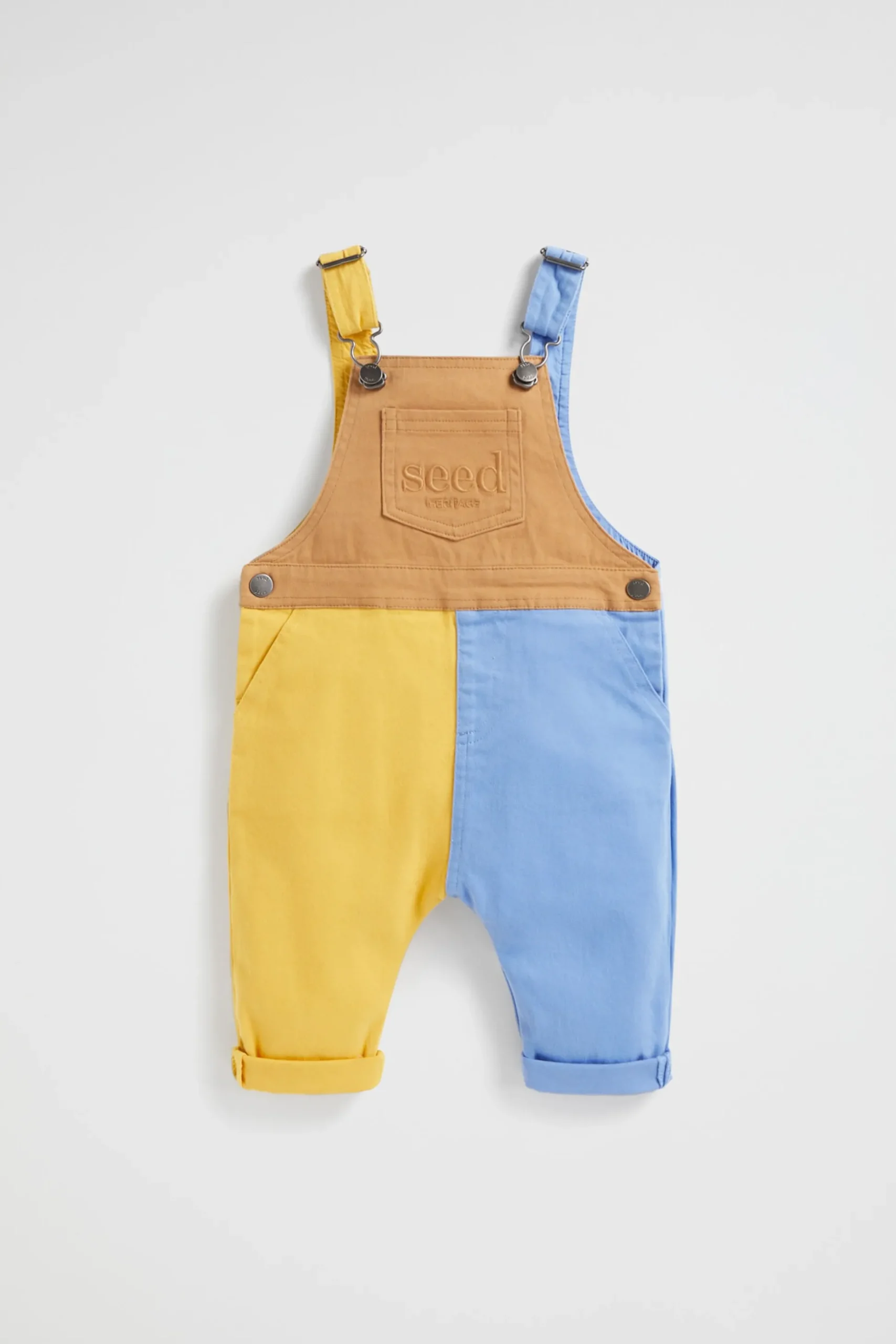 Seed Heritage Pants-Colourblock Overall Multi