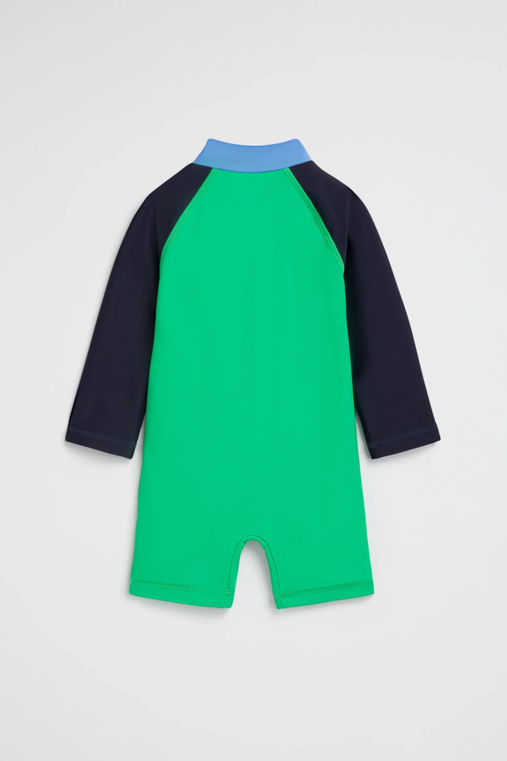 Seed Heritage Swimwear-Colourblock Rashsuit Pea Green