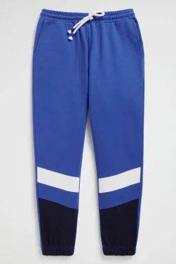 Seed Heritage Pants-Colourblock Trackpant True Cobalt