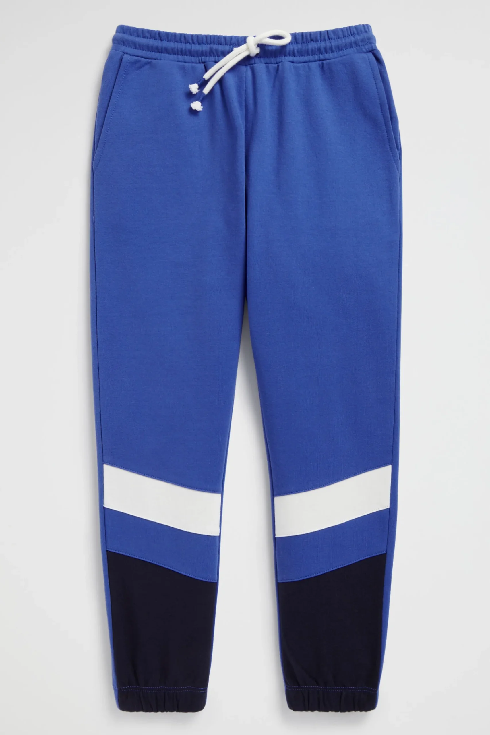Seed Heritage Pants-Colourblock Trackpant True Cobalt