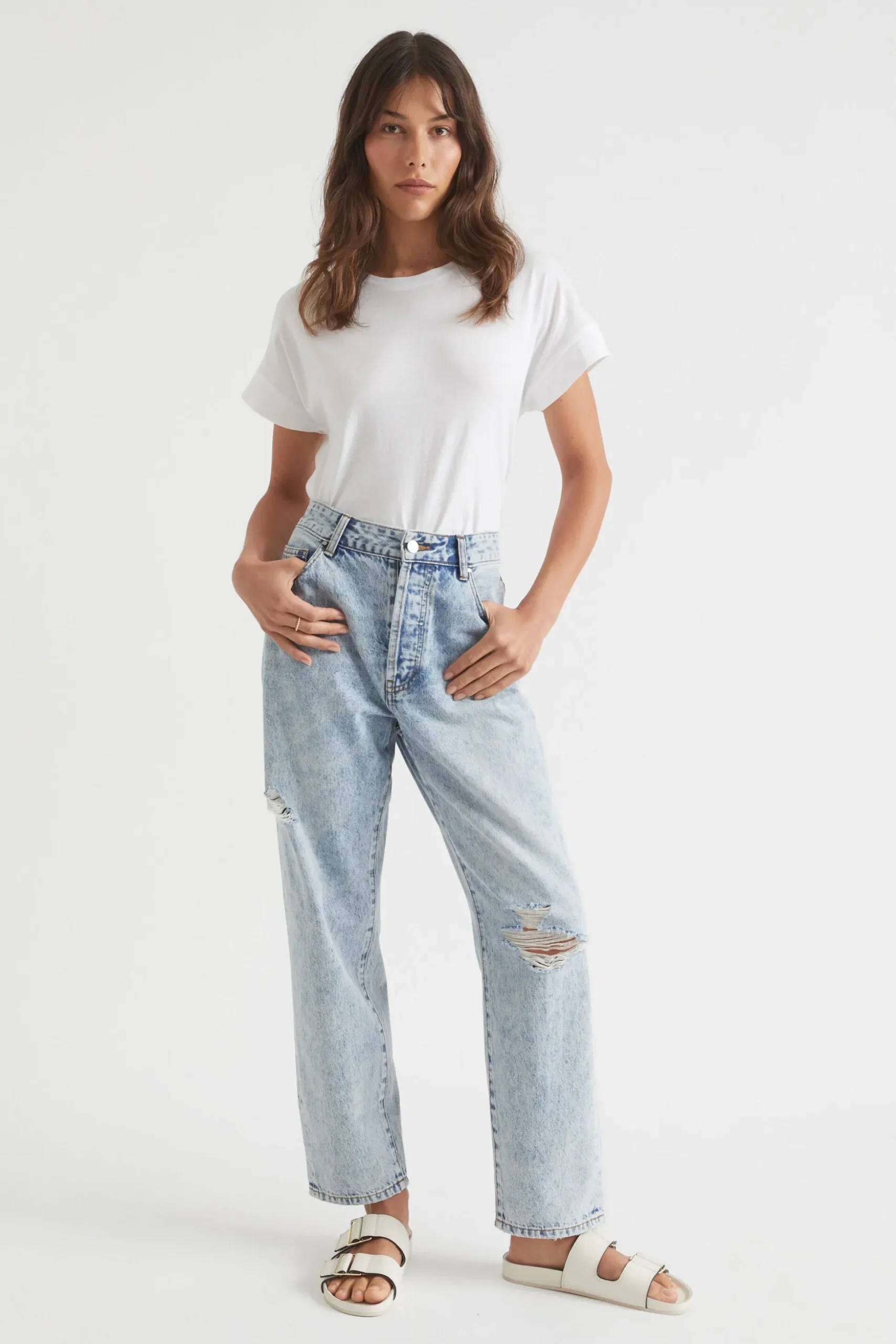 Seed Heritage Pants-Core Boyfriend Jean 90S Vintage Wash