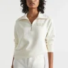 Seed Heritage Knitwear & Sweaters-Core Heritage Logo Sweat Cloud Cream
