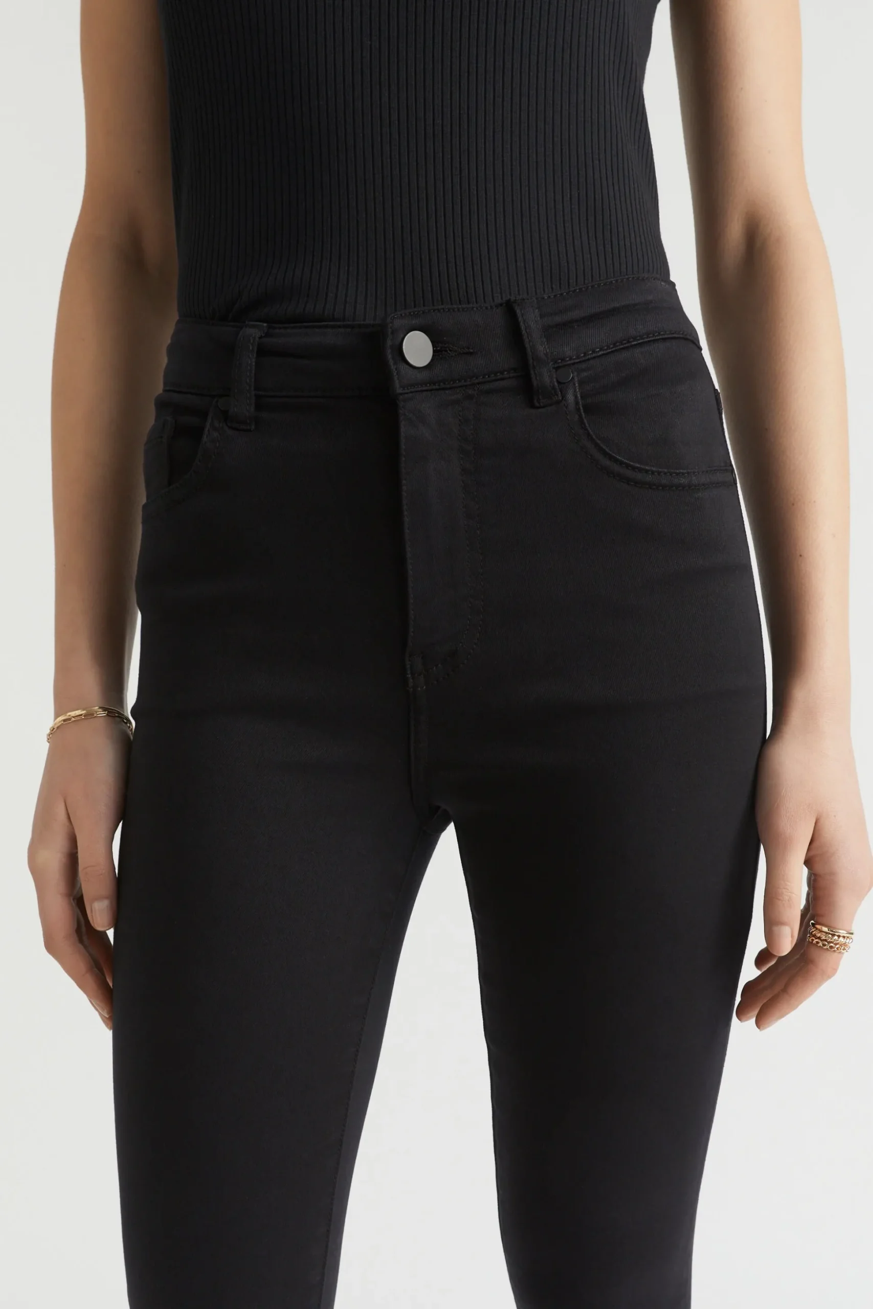 Seed Heritage Pants-Core High Waist Skinny Jean Black