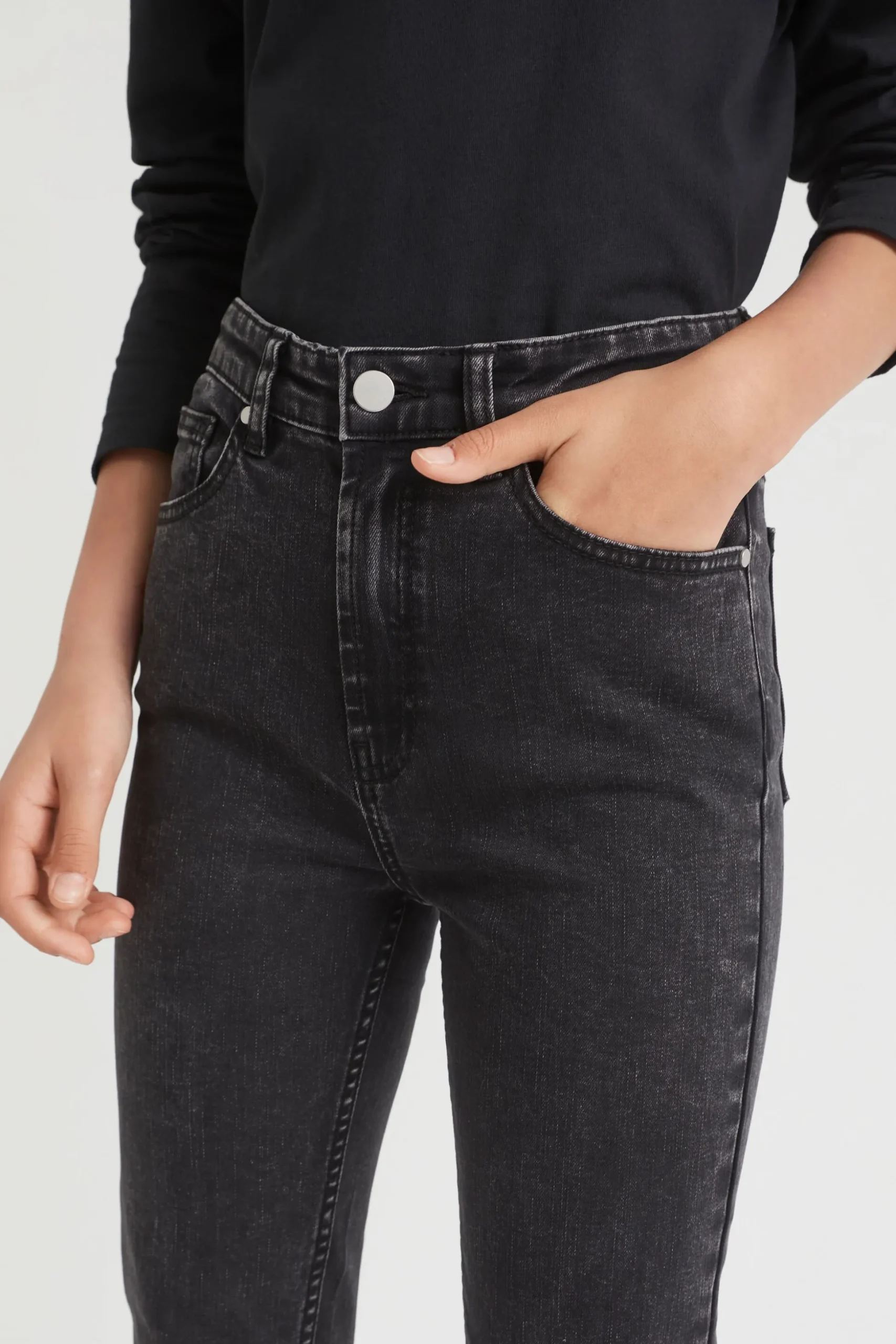 Seed Heritage Pants-Core Jean Washed Black