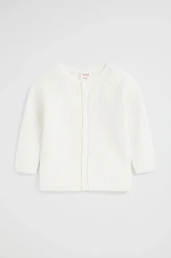 Seed Heritage T-Shirts & Tops-Core Knitted Cardigan Nb Canvas