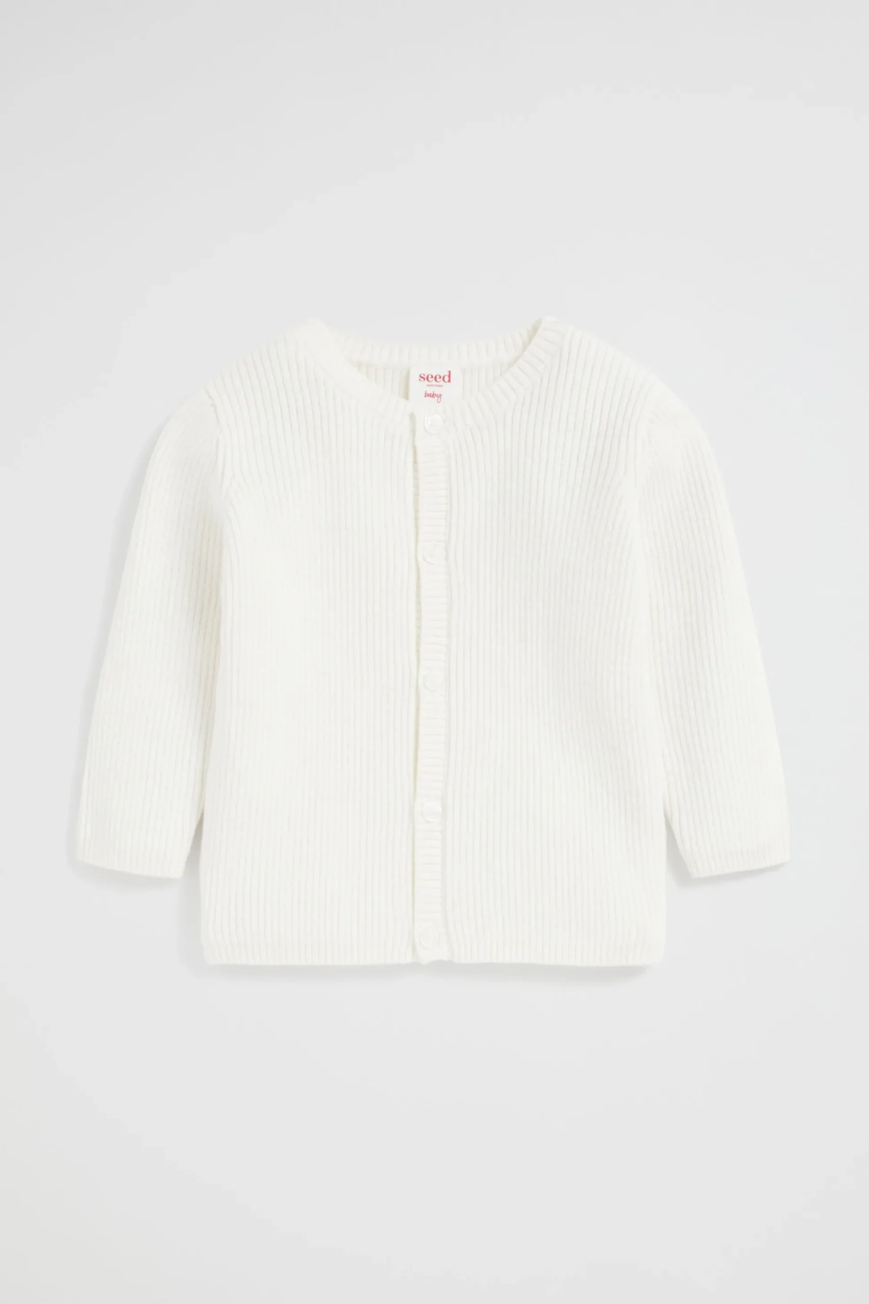 Seed Heritage T-Shirts & Tops-Core Knitted Cardigan Nb Canvas