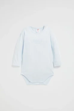 Seed Heritage Bodysuits & Onesies-Core Logo Bodysuit Ice Blue