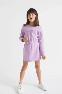 Seed Heritage Dresses-Core Logo Dress Lilac