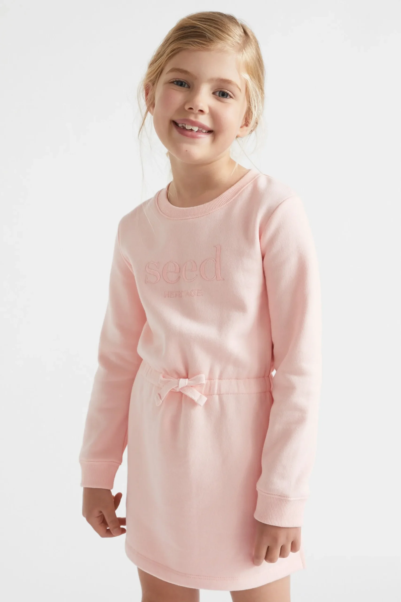 Seed Heritage Dresses-Core Logo Dress Dusty Rose