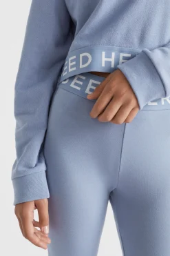 Seed Heritage Knitwear & Sweaters-Core Logo Hem Sweat Powder Blue
