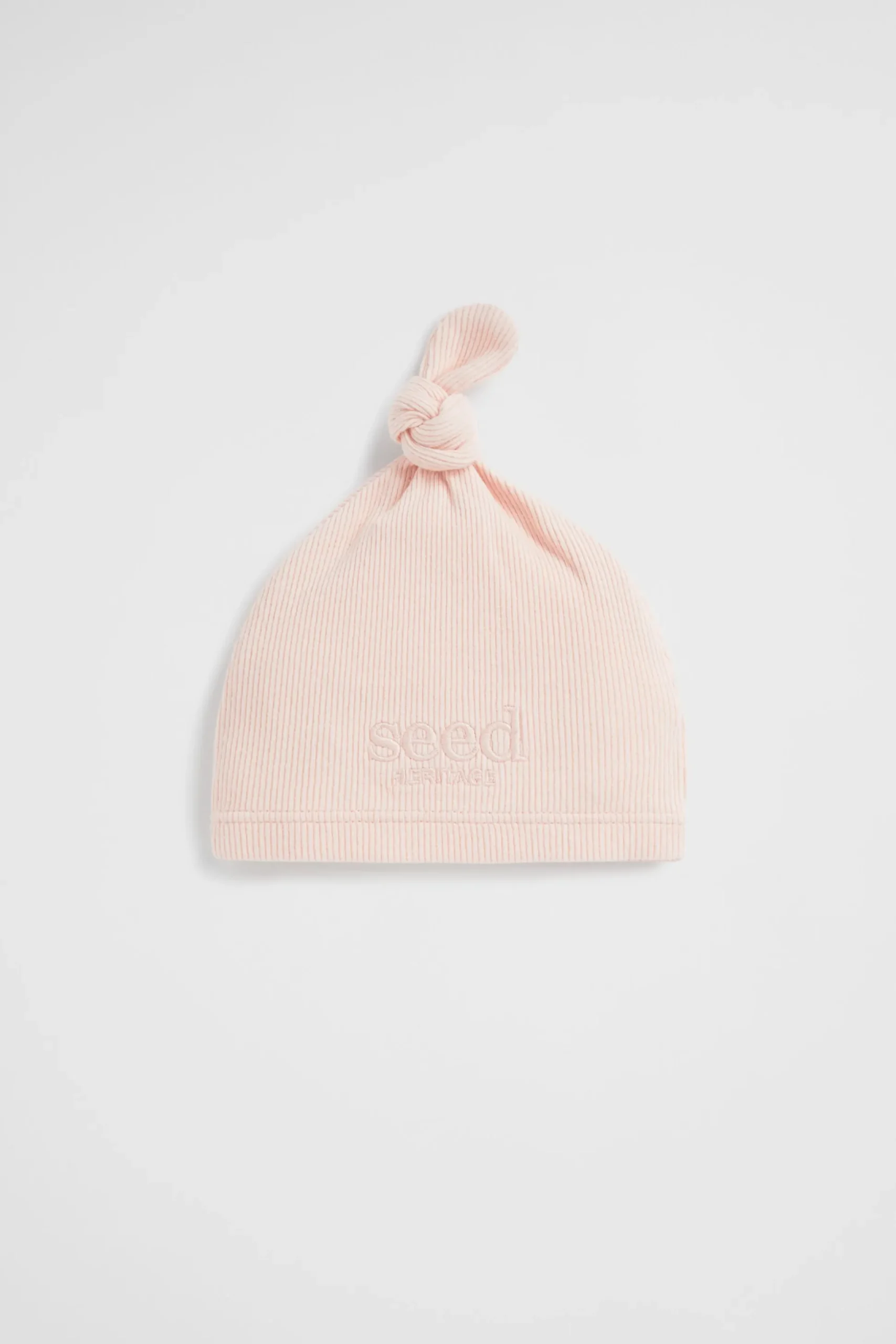 Seed Heritage Beanies-Core Logo Knot Hat Rosewater