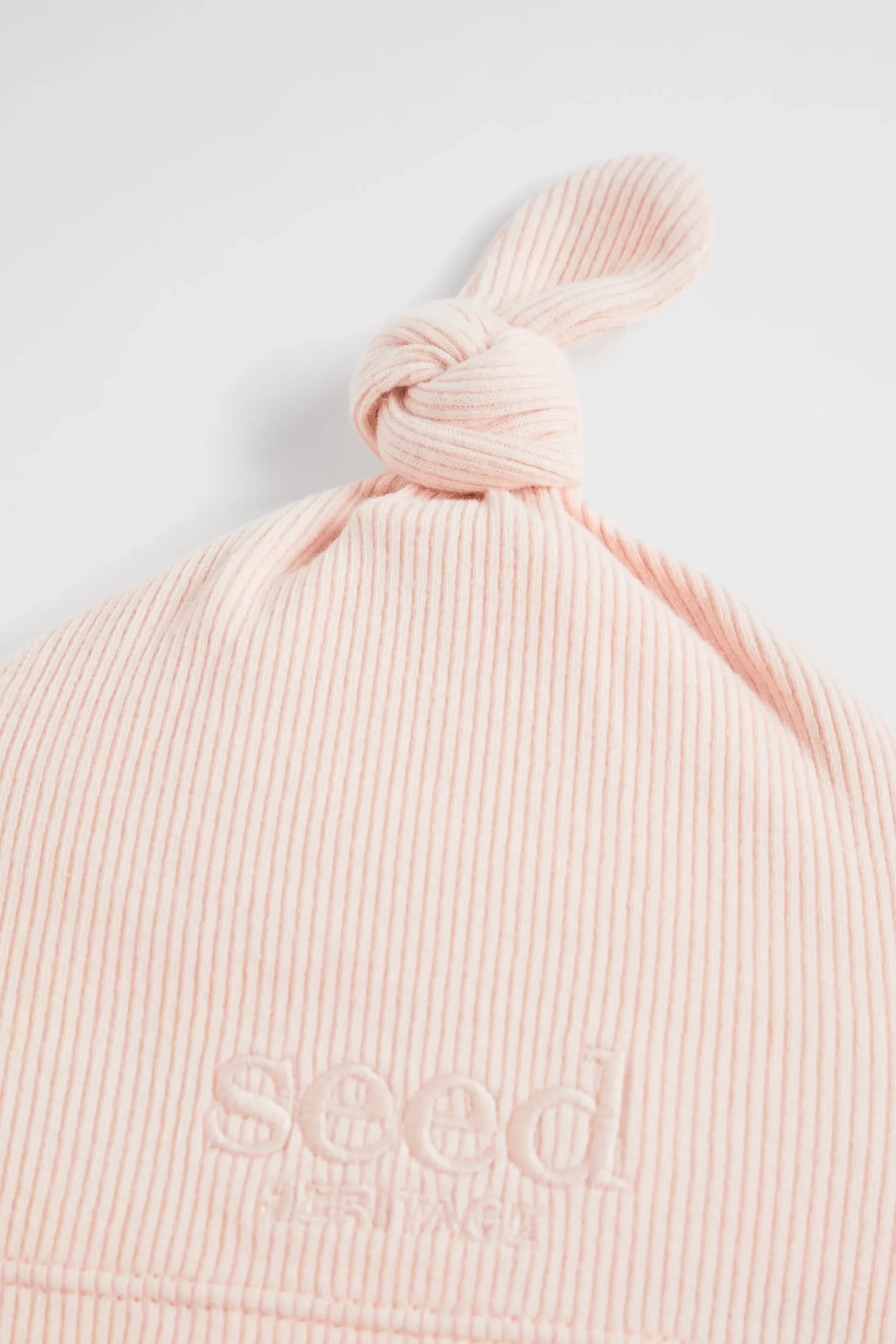 Seed Heritage Beanies-Core Logo Knot Hat Rosewater