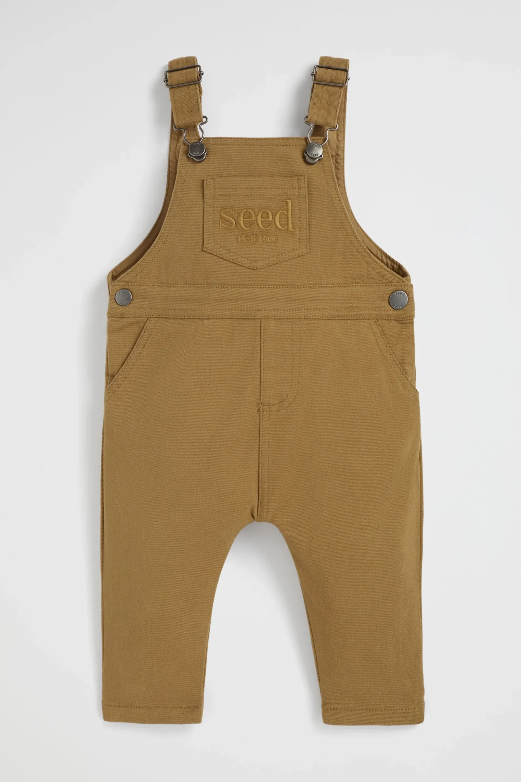Seed Heritage Shorts-Core Logo Overall Cocoa
