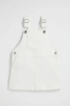 Seed Heritage Playsuits & Overalls-Core Logo Pinafore Canvas Wash