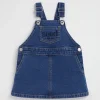Seed Heritage Playsuits & Overalls-Core Logo Pinafore Indigo