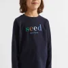 Seed Heritage T-Shirts & Tops-Core Logo Rugby Tee Multi
