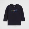 Seed Heritage T-Shirts & Tops-Core Logo Rugby Tee Multi