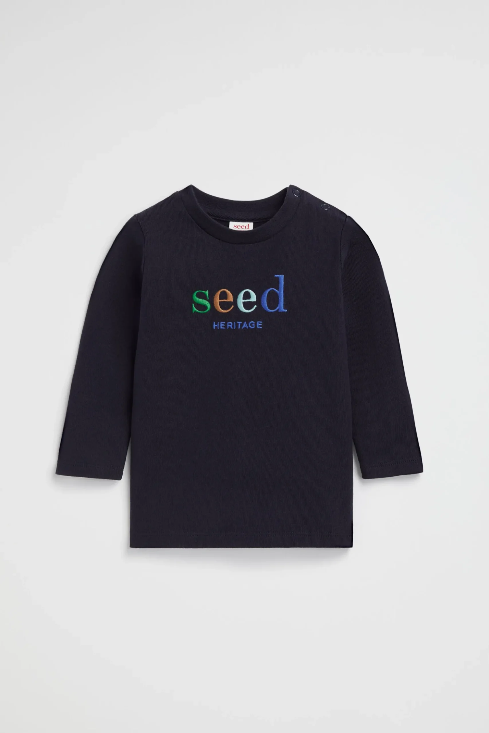 Seed Heritage T-Shirts & Tops-Core Logo Rugby Tee Multi