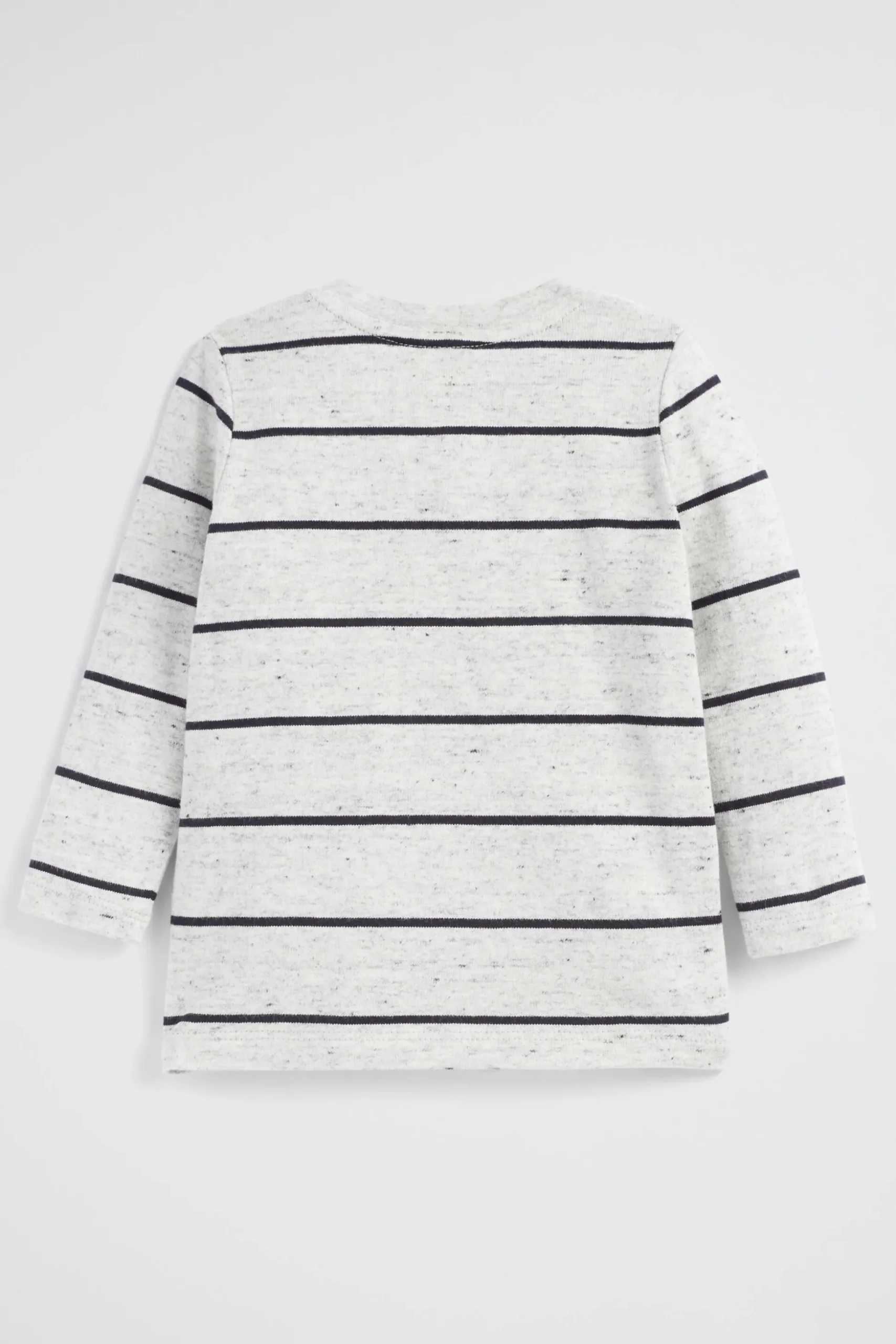 Seed Heritage T-Shirts & Tops-Core Logo Rugby Tee Cloudy Marle