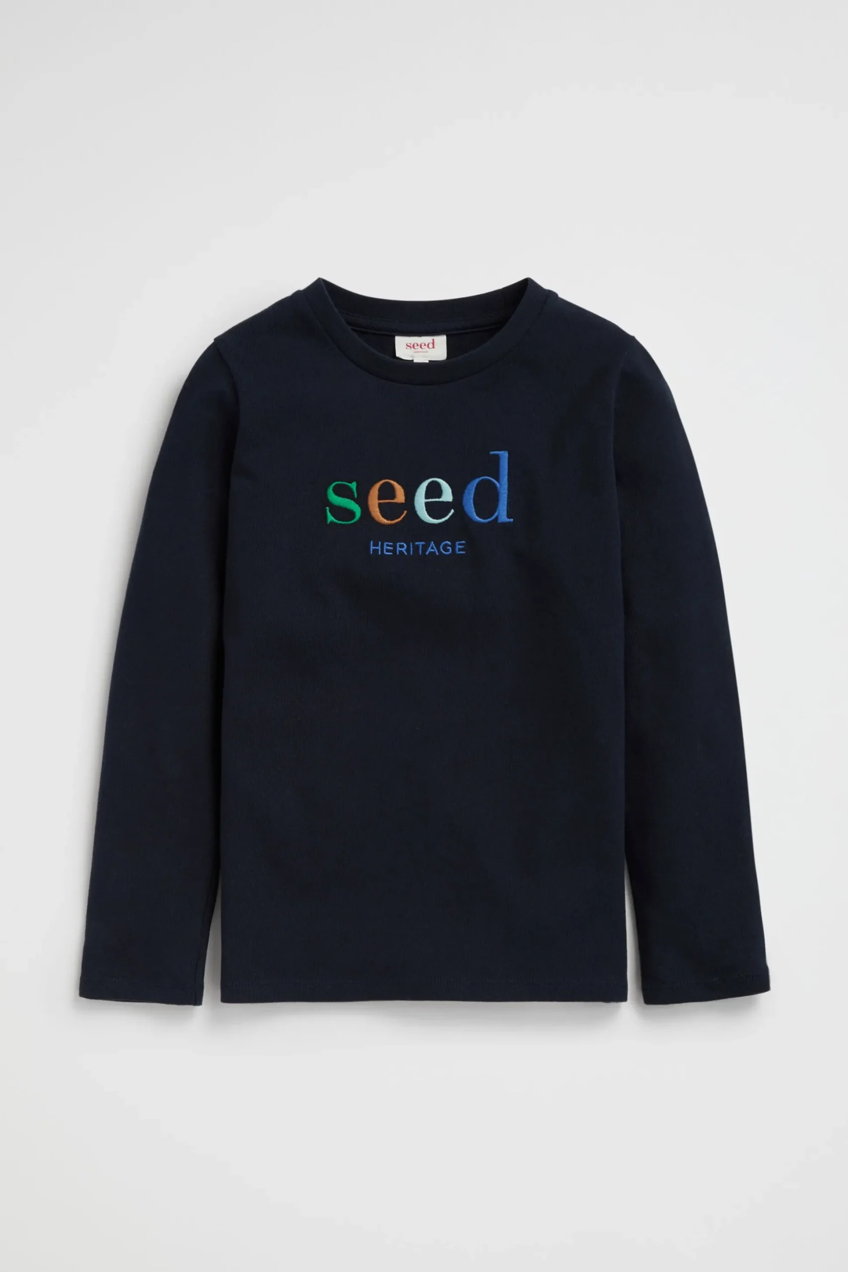 Seed Heritage T-Shirts & Tops-Core Logo Rugby Tee Multi