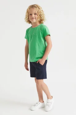 Seed Heritage Shorts-Core Logo Short Midnight Blue