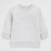 Seed Heritage Knitwear & Sweaters-Core Logo Sweat Cloudy Marle
