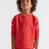 Seed Heritage Knitwear & Sweaters-Core Logo Sweat Super Red