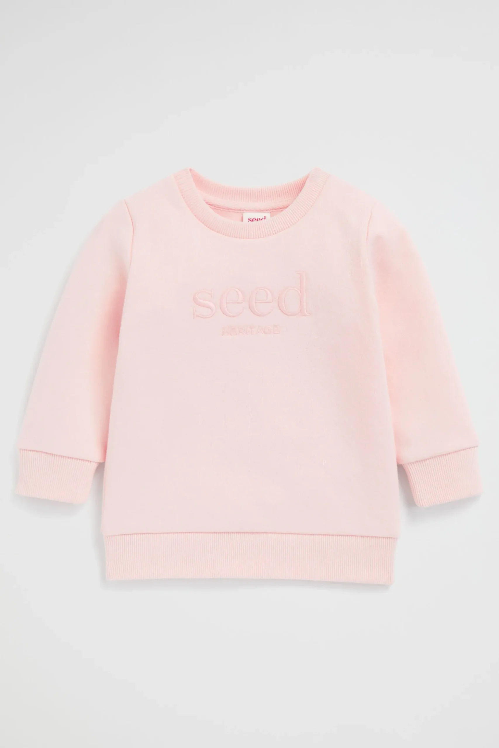 Seed Heritage Knitwear & Sweaters-Core Logo Sweat Dusty Rose