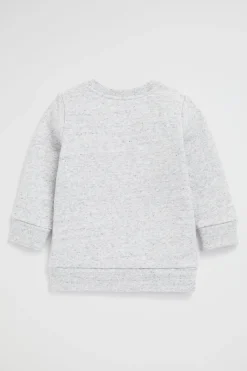 Seed Heritage Knitwear & Sweaters-Core Logo Sweat Cloudy Marle