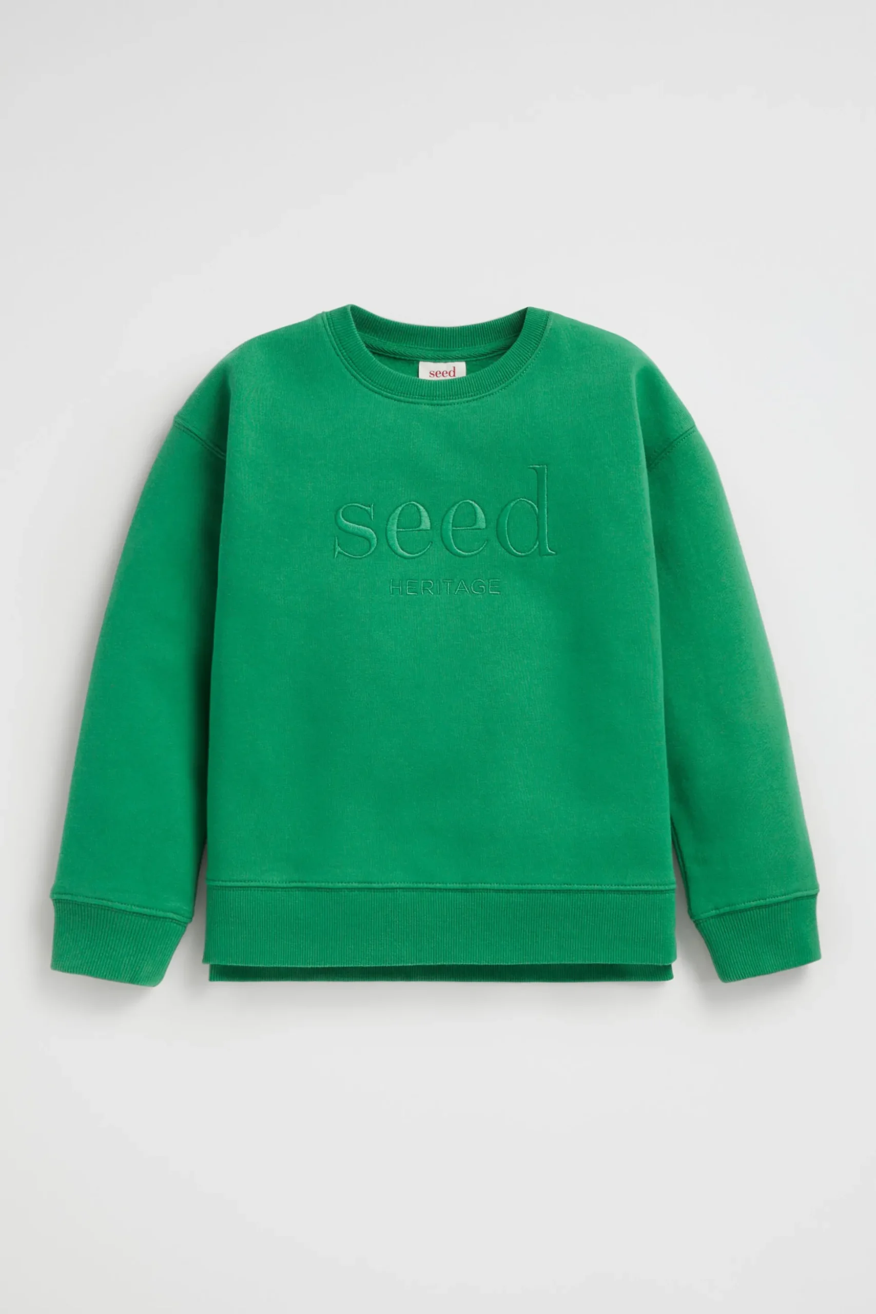 Seed Heritage Knitwear & Sweaters-Core Logo Sweat Jade