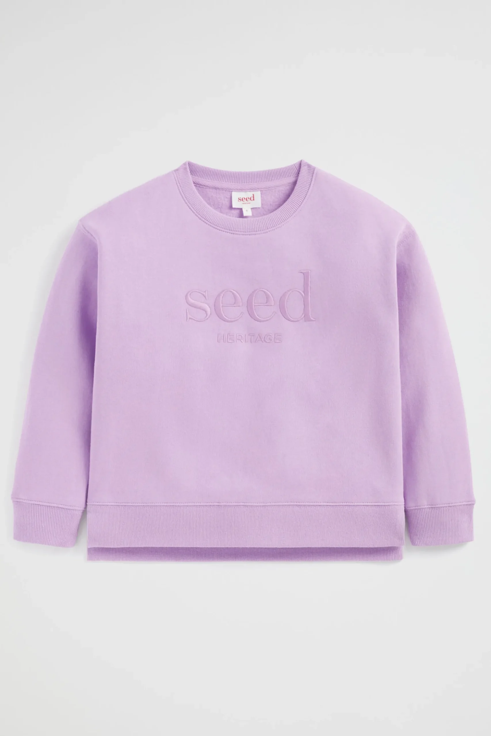 Seed Heritage Knitwear & Sweaters-Core Logo Sweat Lilac
