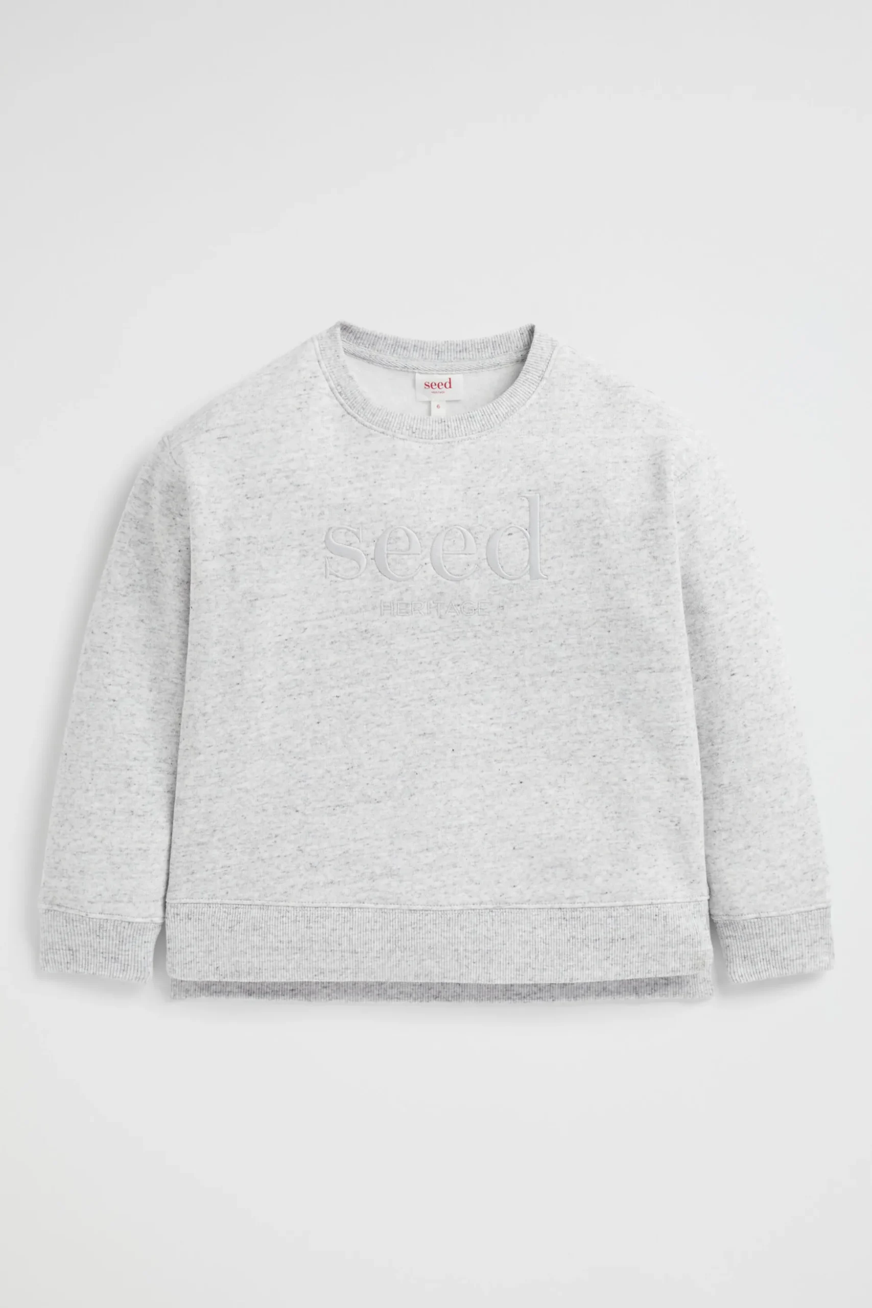 Seed Heritage Knitwear & Sweaters-Core Logo Sweat Cloudy Marle