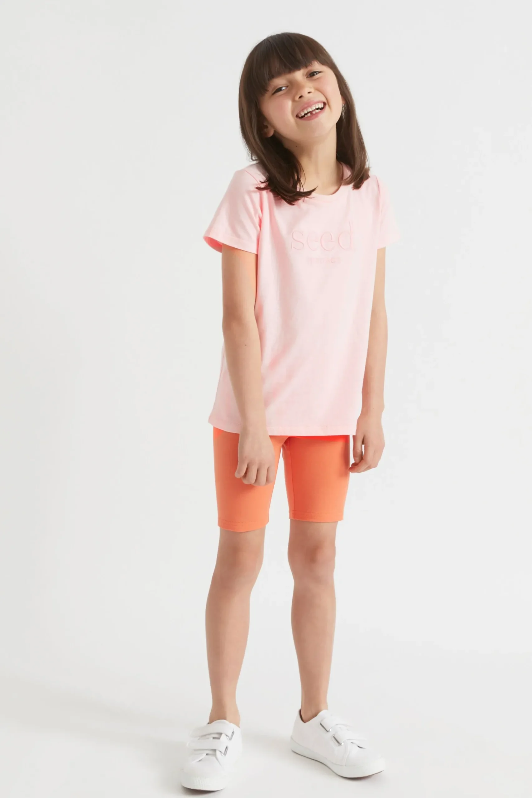 Seed Heritage T-Shirts & Tops-Core Logo Tee Dusty Rose