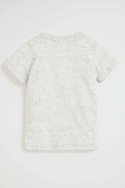 Seed Heritage T-Shirts & Tops-Core Logo Tee Cloudy Marle