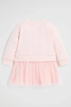 Seed Heritage Dresses-Core Logo Tutu Dress Dusty Rose