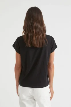 Seed Heritage T-Shirts & Tops-Core Neat Tee Black