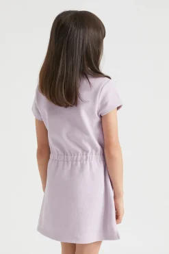 Seed Heritage Dresses-Core Pique Logo Dress Orchid