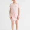 Seed Heritage Skirts-Core Pique Skirt Dusty Rose