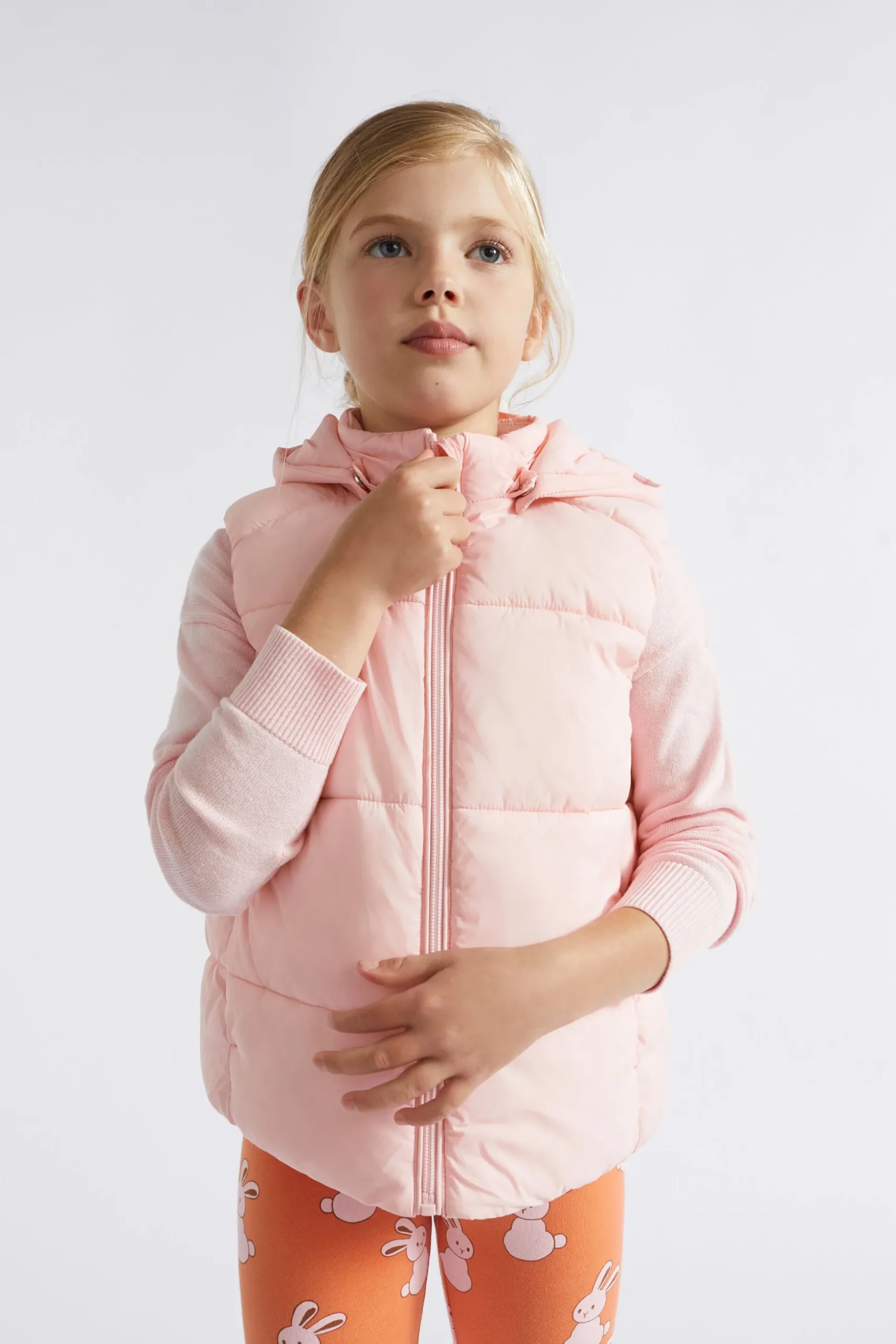 Seed Heritage Jackets & Vests-Core Puffer Vest Dusty Rose