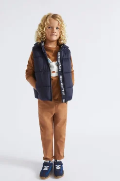 Seed Heritage Jackets & Vests-Core Puffer Vest Midnight Blue