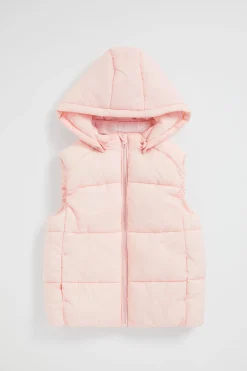 Seed Heritage Jackets & Vests-Core Puffer Vest Dusty Rose