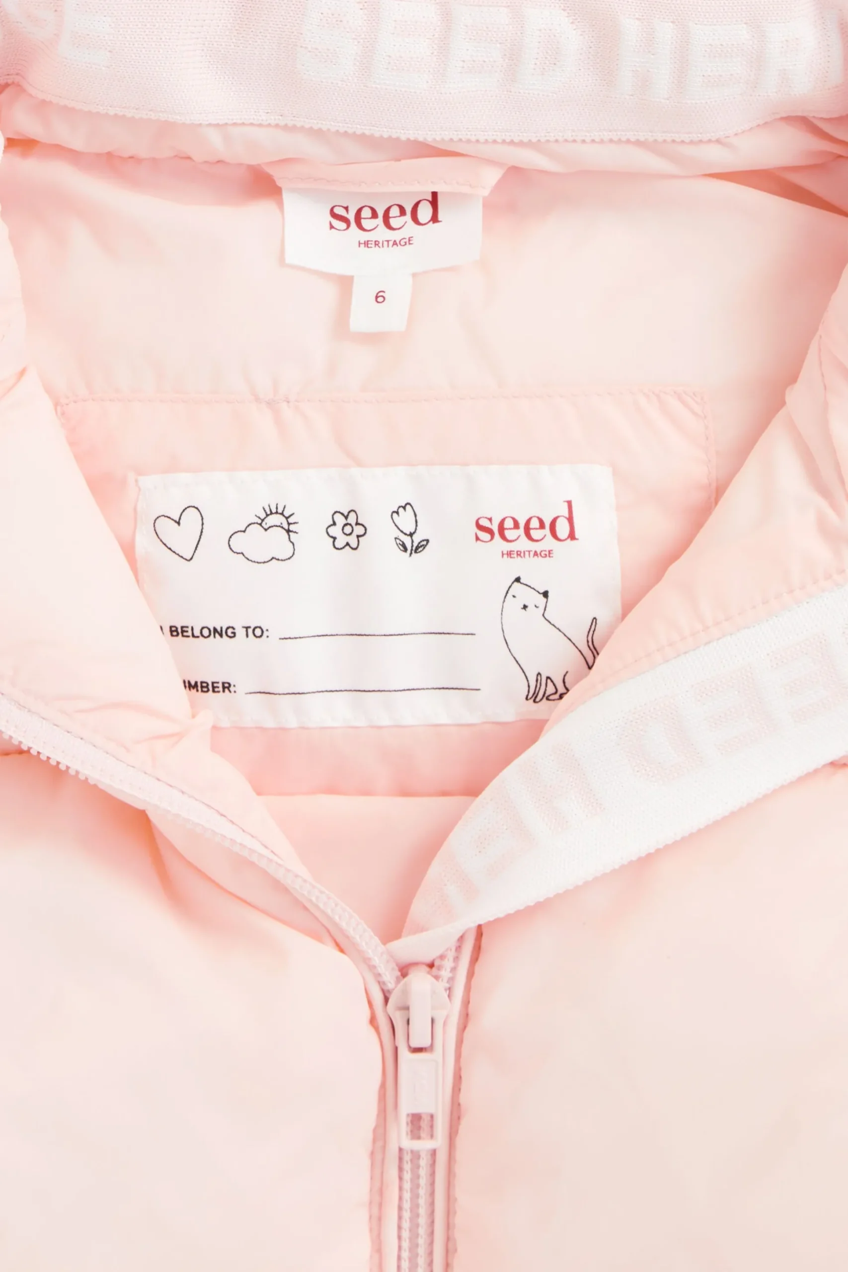 Seed Heritage Jackets & Vests-Core Puffer Vest Dusty Rose